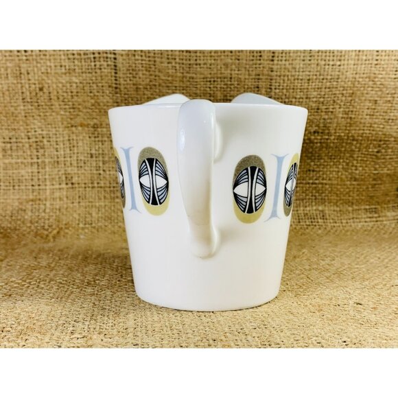 Coclough MCM Cream and Sugar Set Mid-century Geometric Pattern E568 - Picture 9 of 12